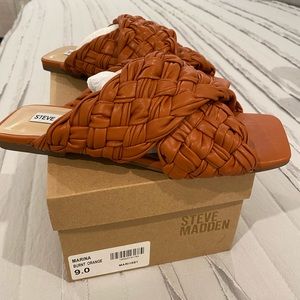 Steve Madden Braided Vegan Leather Sandals